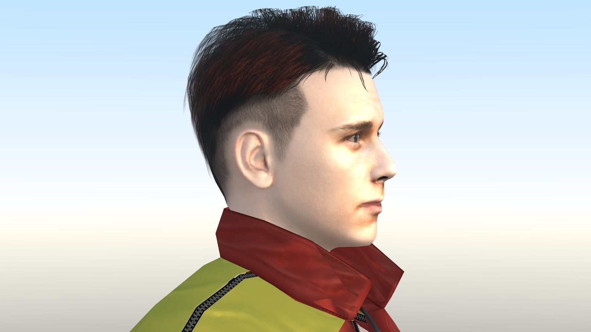 Tom Holland  Low-poly 3D model_10