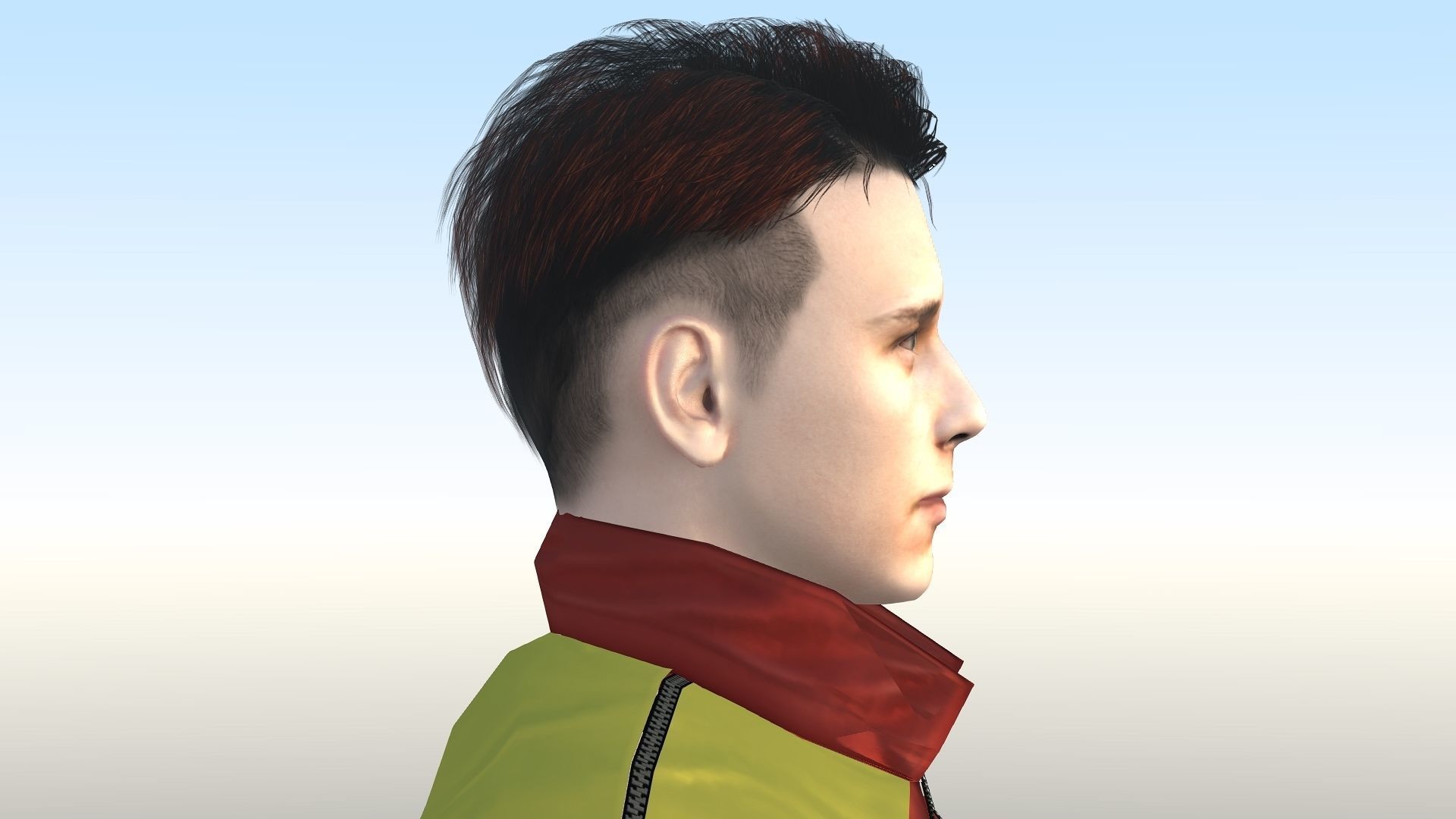 Tom Holland  Low-poly 3D model_12