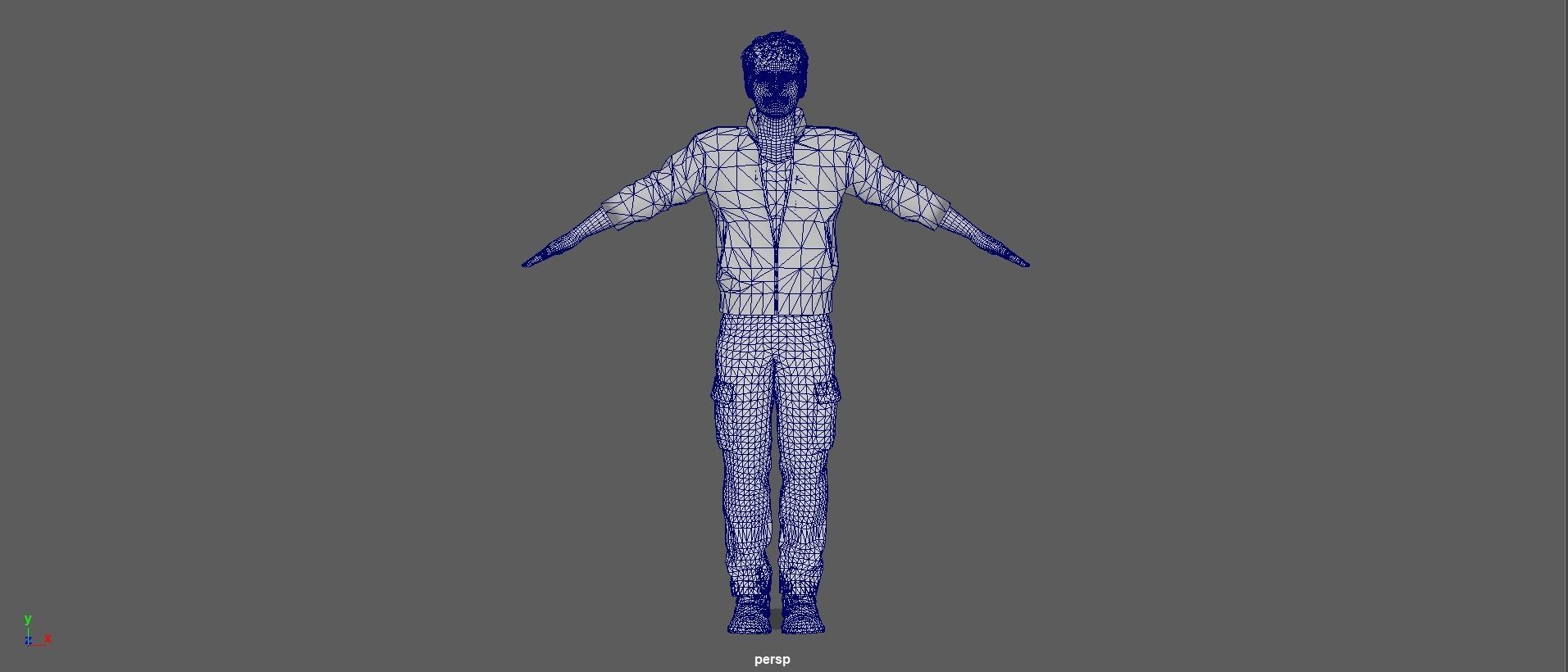 Tom Holland  Low-poly 3D model_36
