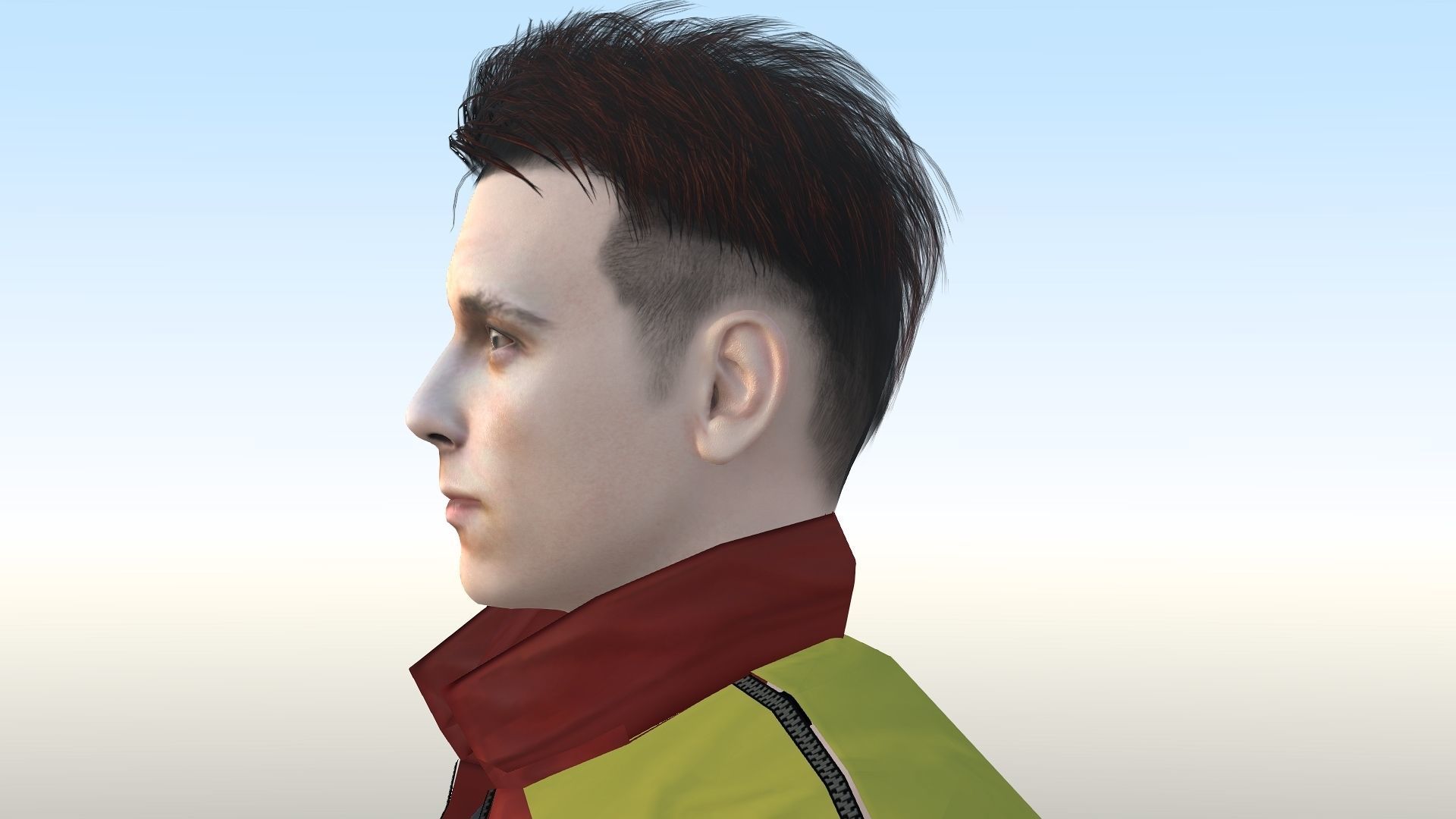 Tom Holland  Low-poly 3D model_25