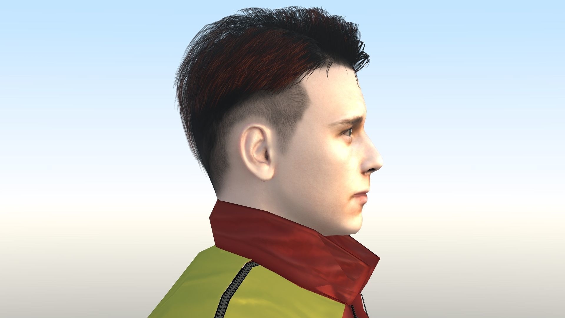 Tom Holland  Low-poly 3D model_11