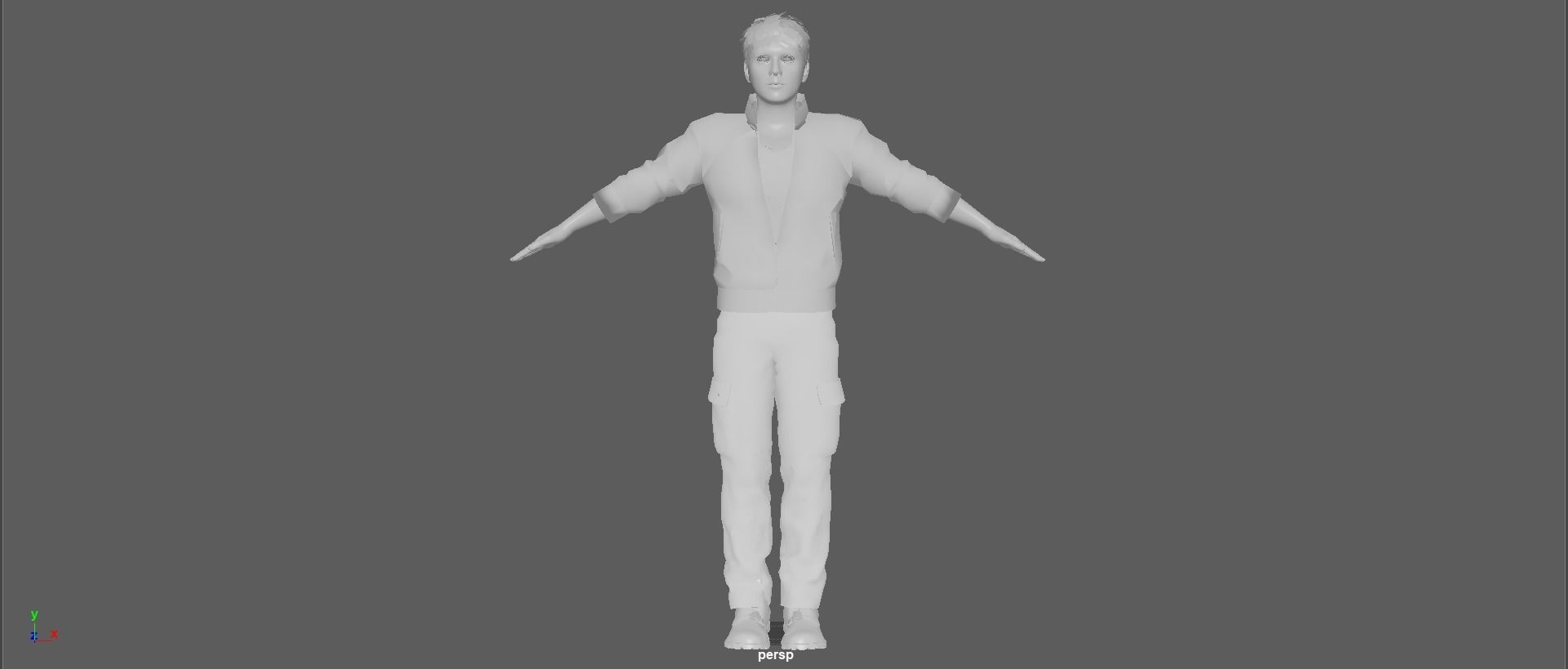 Tom Holland  Low-poly 3D model_32