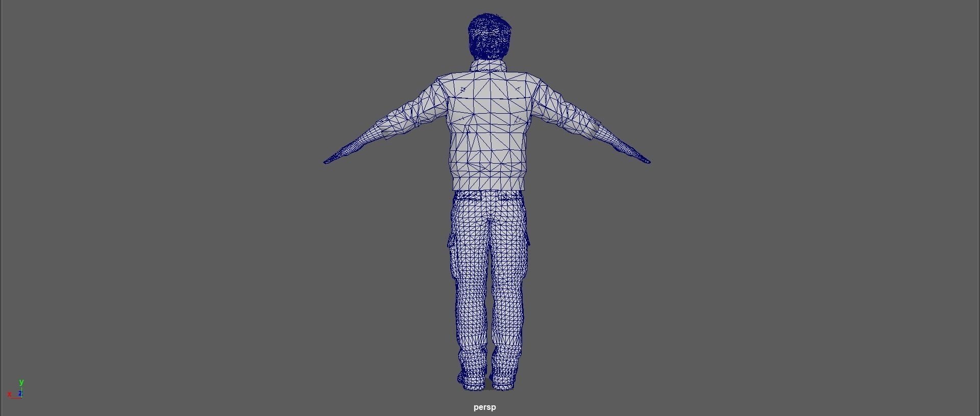 Tom Holland  Low-poly 3D model_38