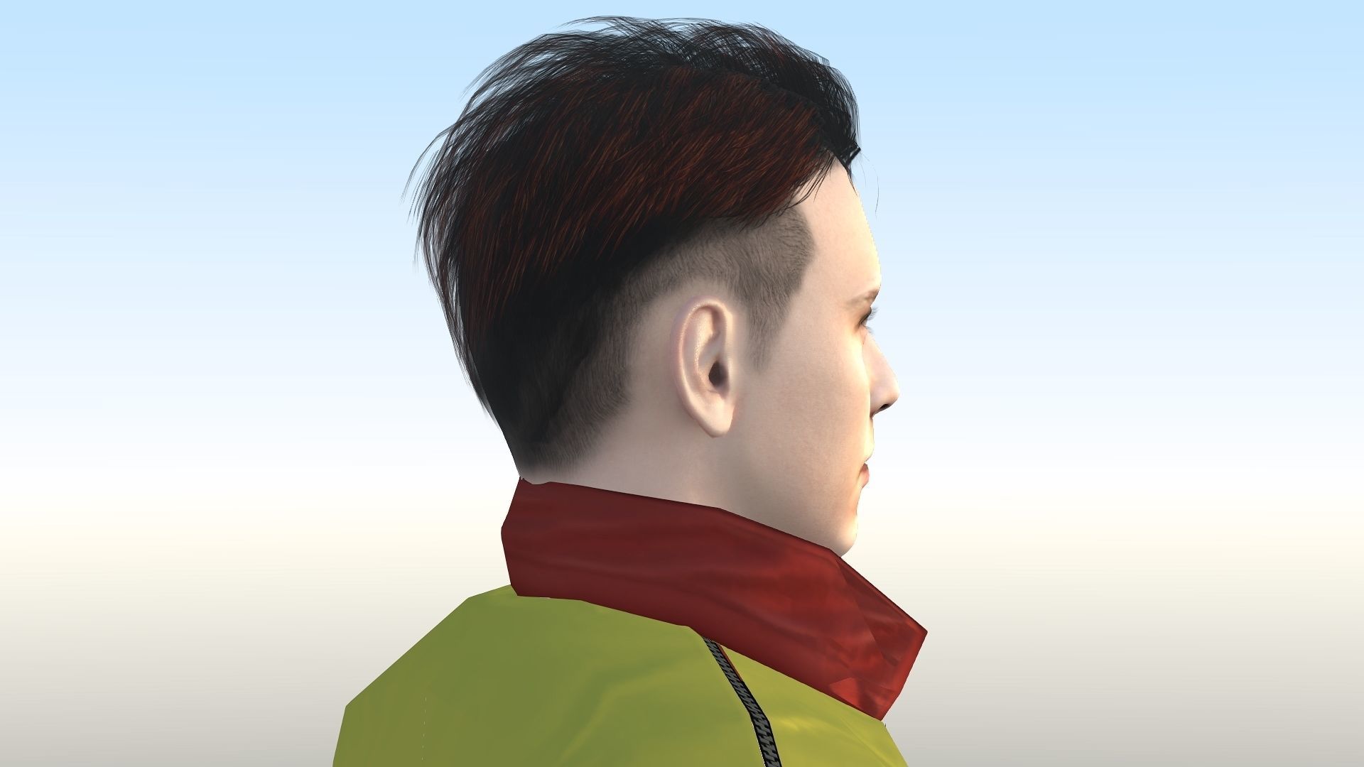 Tom Holland  Low-poly 3D model_13