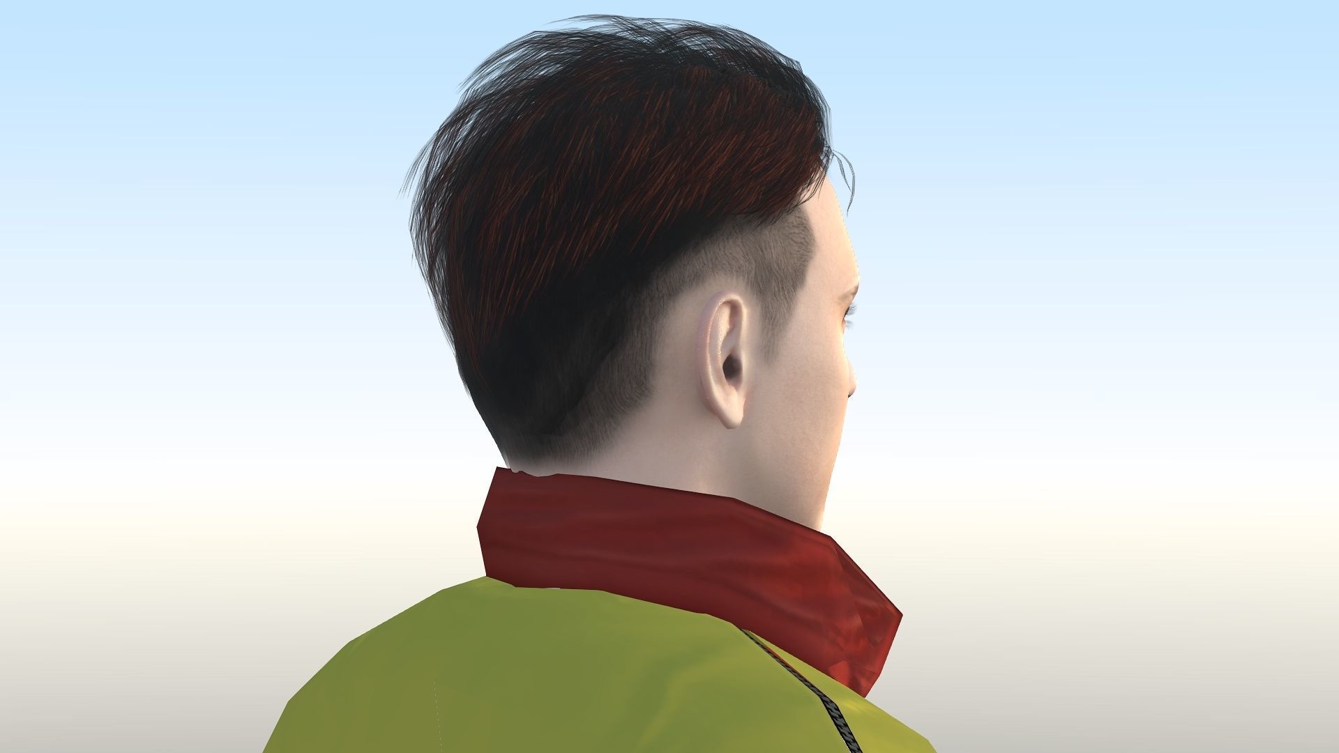 Tom Holland  Low-poly 3D model_14