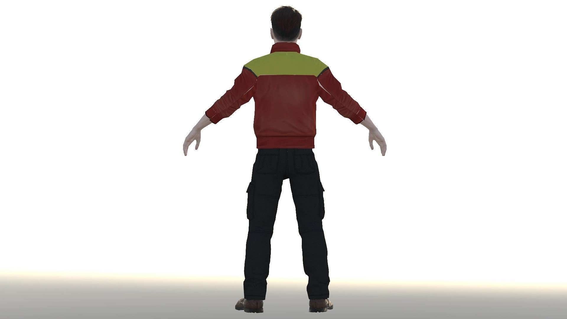 Tom Holland  Low-poly 3D model_3