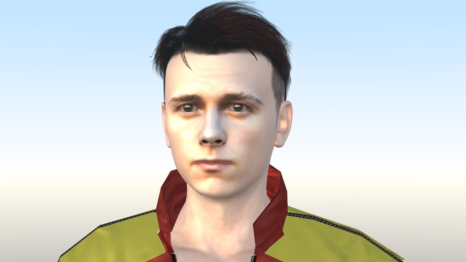 Tom Holland  Low-poly 3D model_31