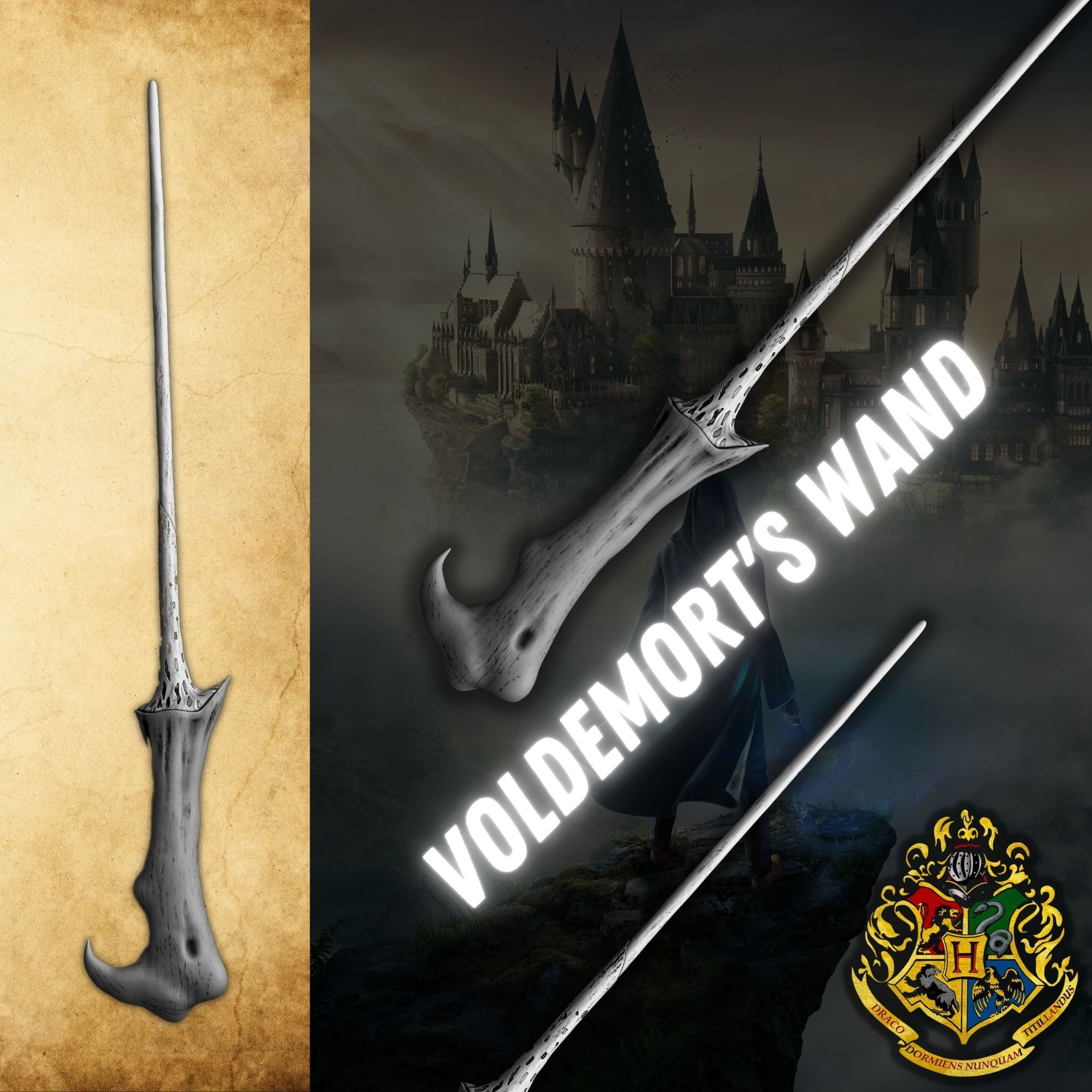 Magic Wand Collection - Harry Potter Replicas 3D model 3D printable ...