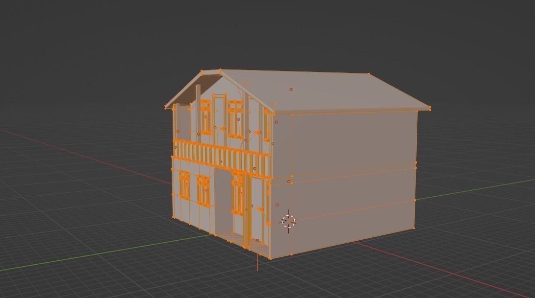 Old House 3D model_2