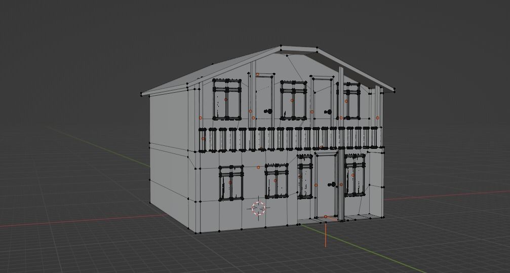 Old House 3D model_3