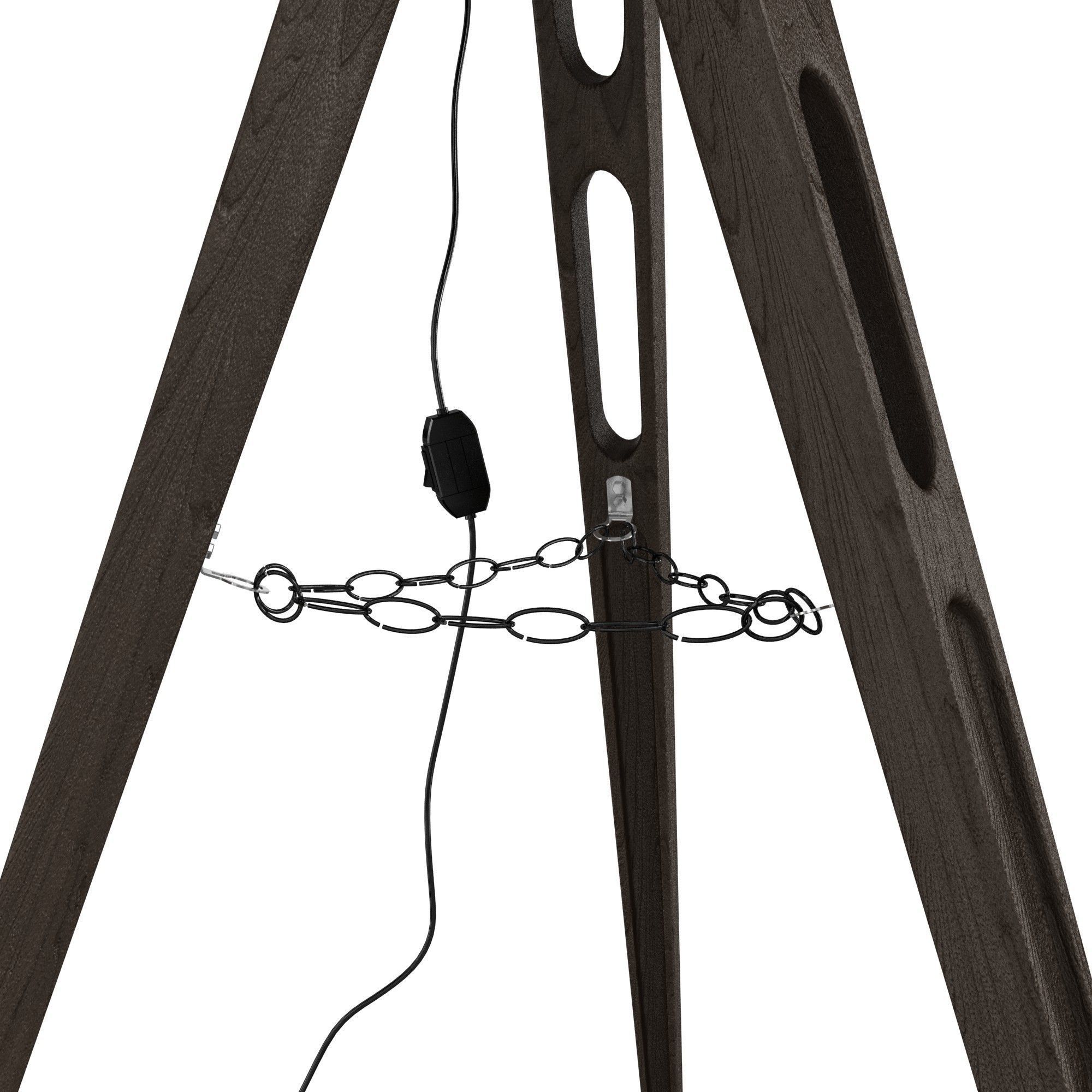 Adjustable Stage Light Floor Lamp vintage 3D model_4