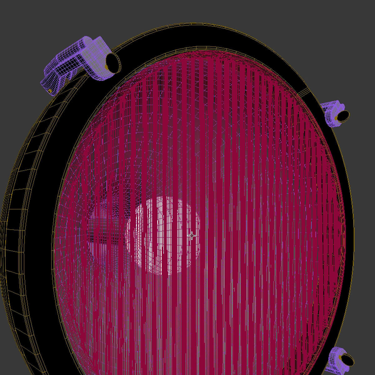 Adjustable Stage Light Floor Lamp vintage 3D model_9