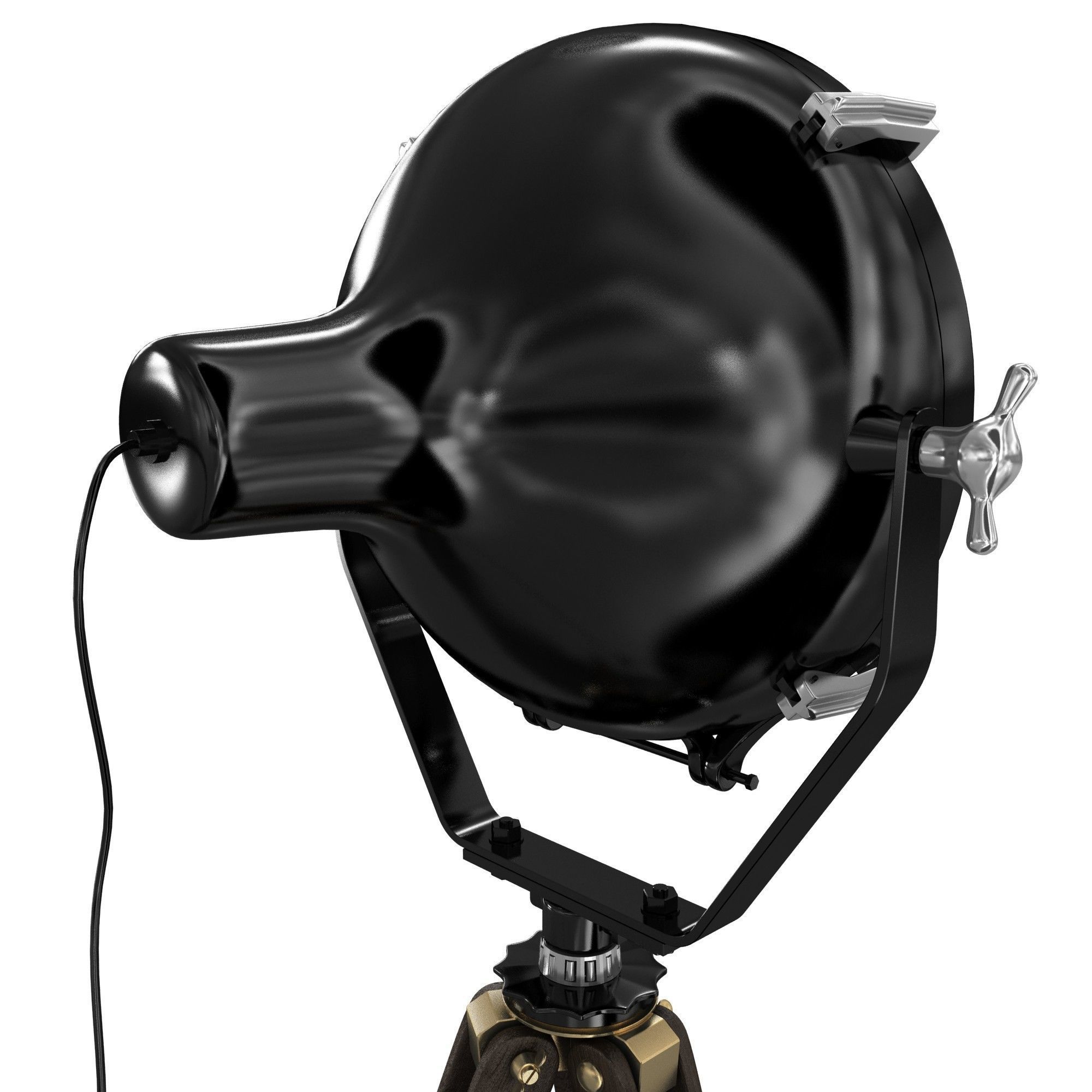 Adjustable Stage Light Floor Lamp vintage 3D model_5