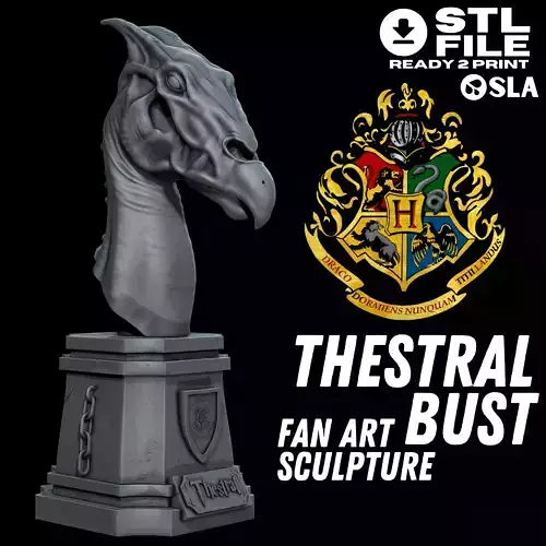 Thestral Bust - Harry Potter