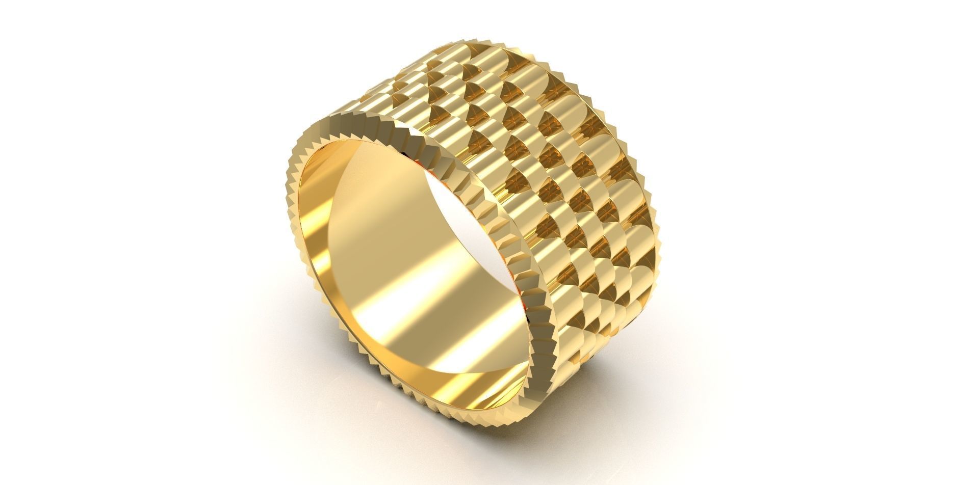 Wedding ring width 12 mm 3D print model_12