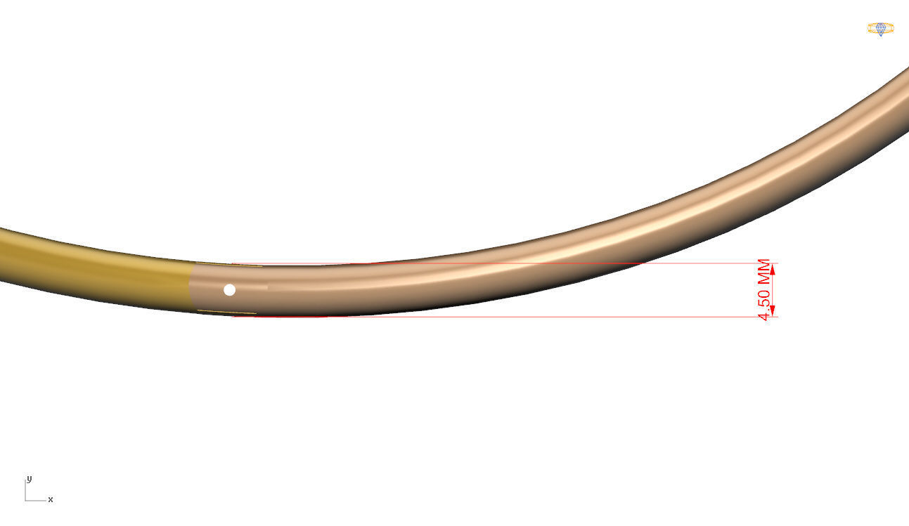 JUSTE UN CLOU NECKLACE 3D print model_9