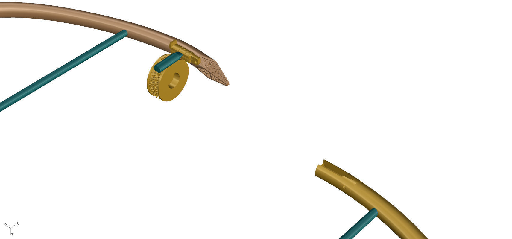 JUSTE UN CLOU NECKLACE 3D print model_16