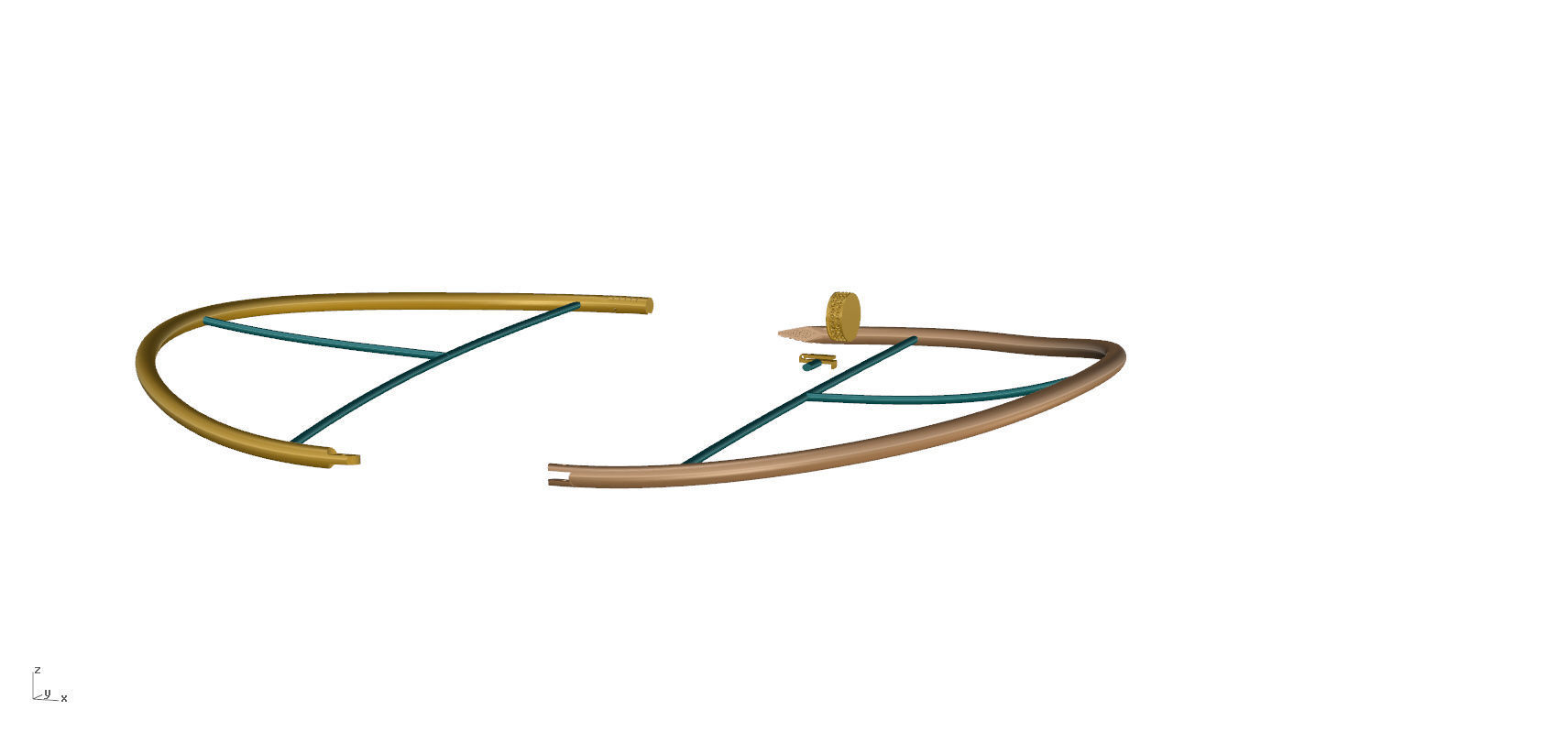 JUSTE UN CLOU NECKLACE 3D print model_15