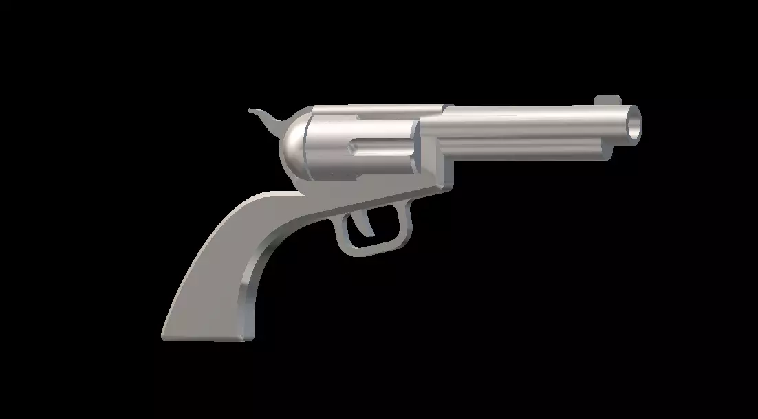 hand gun 3D model