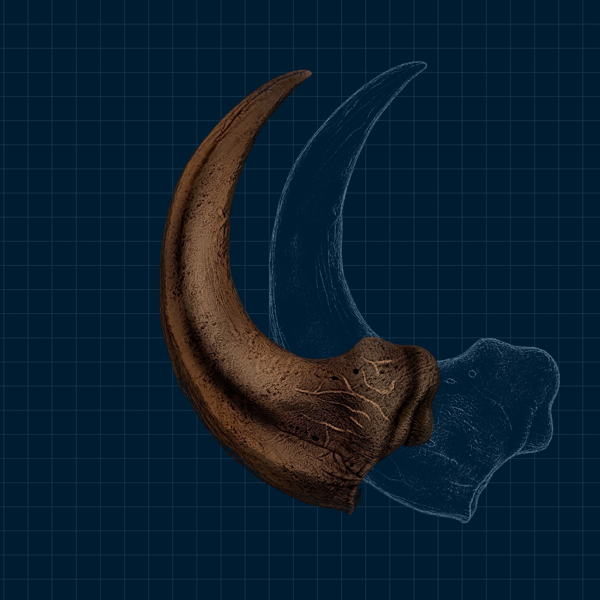 Jurassic Park Velociraptor Claw 3D print model_4