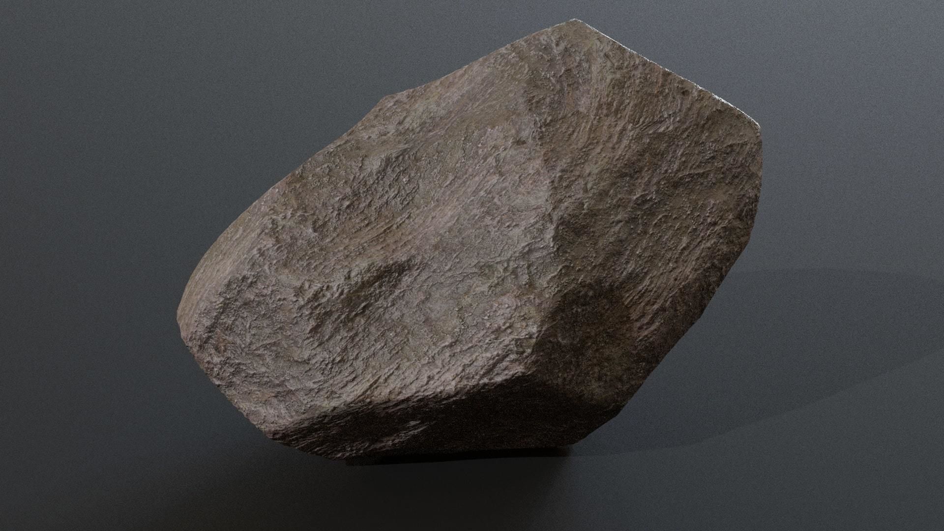 3D PBR Rocks GameReady Low-poly 3D model_6