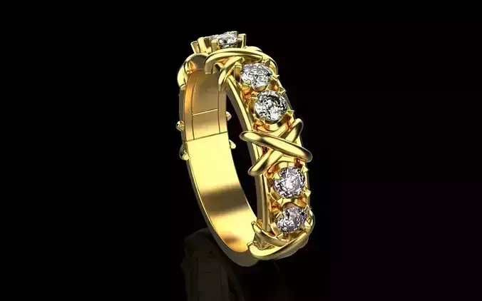 Tiffany Ring 3D print model