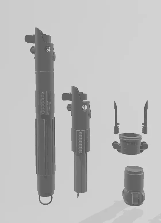 Jedi Survivor Hero lightsaber 3D print model_0