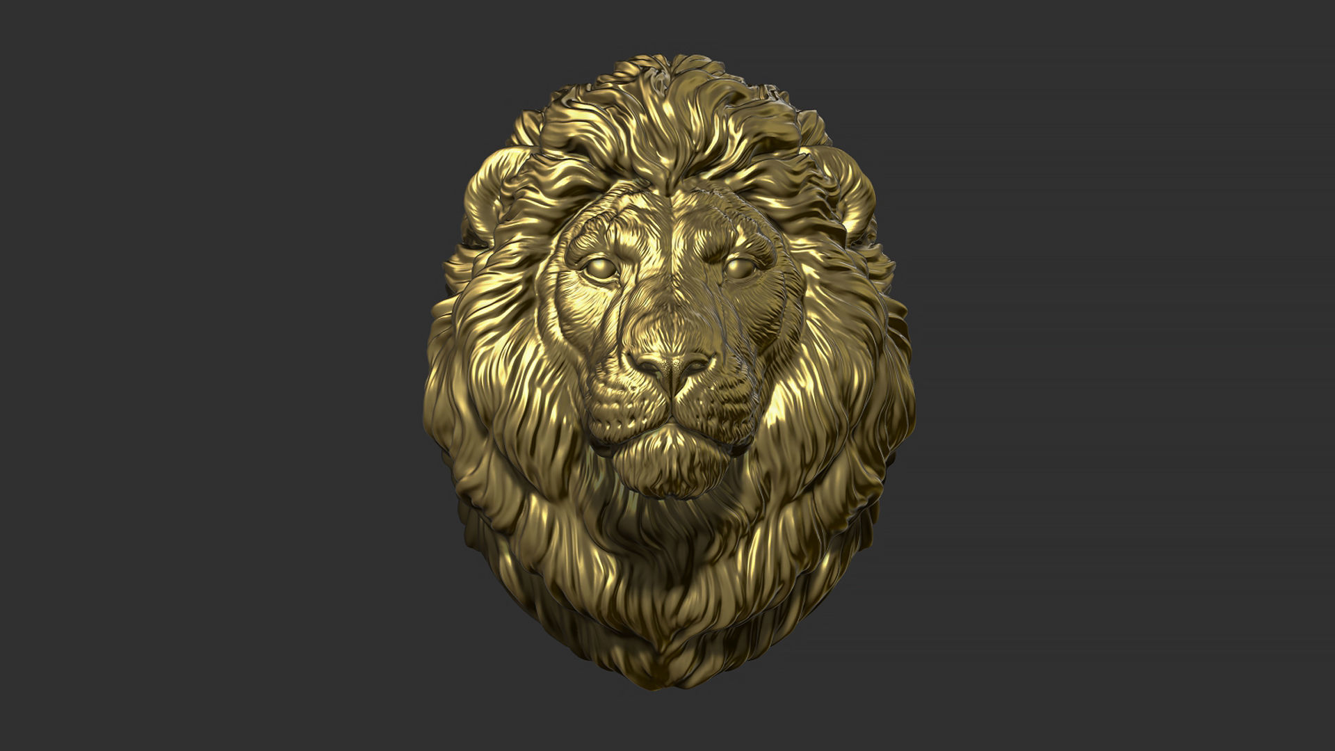 Lion quiet 3D print model_25