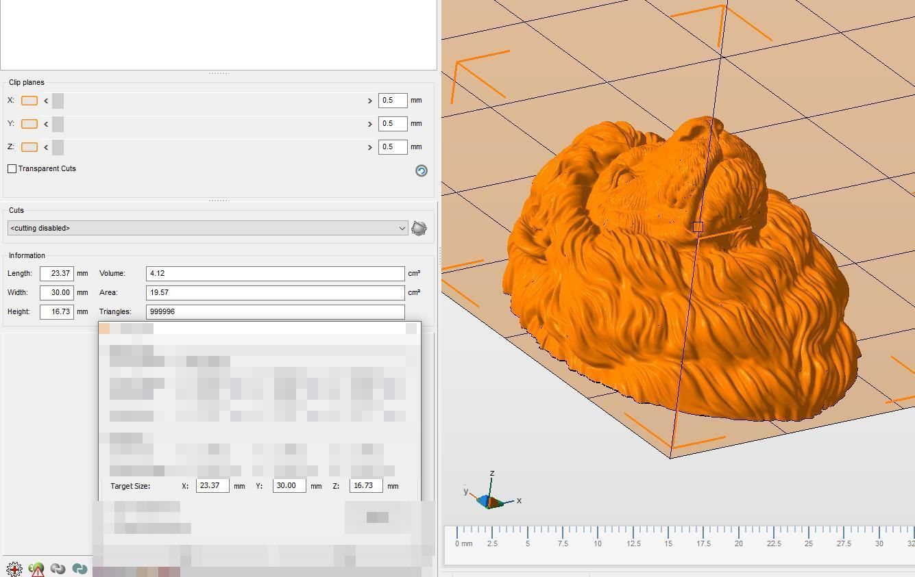 Lion quiet 3D print model_28