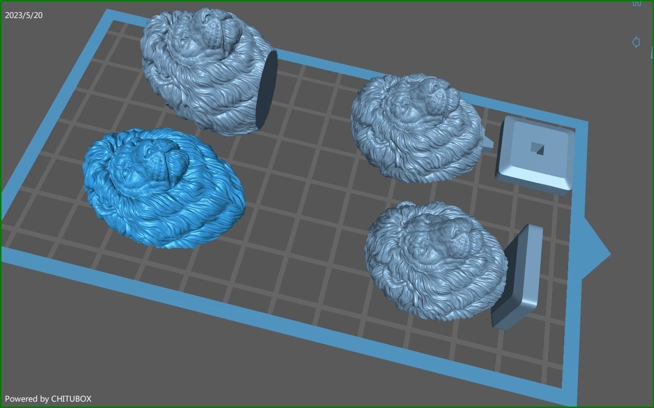 Lion quiet 3D print model_30