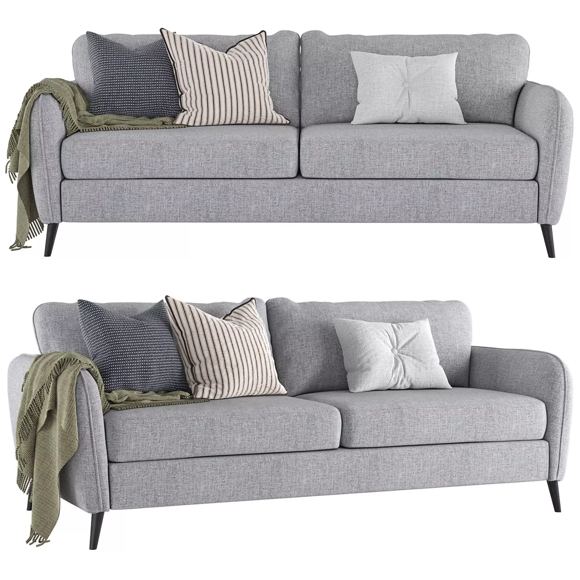 Sofa bed Copenhagen 3D model