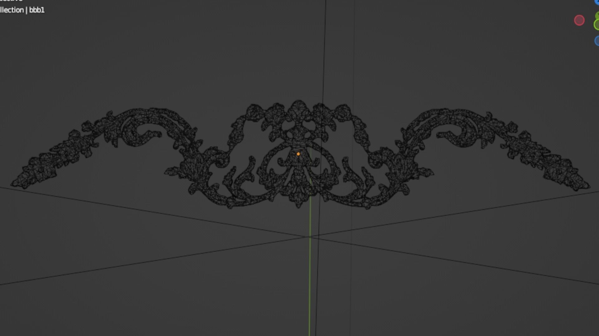 Classic decor ornament 292 3D model_6