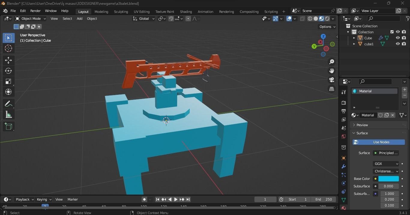 3DArbalet  Free low-poly 3D model_3