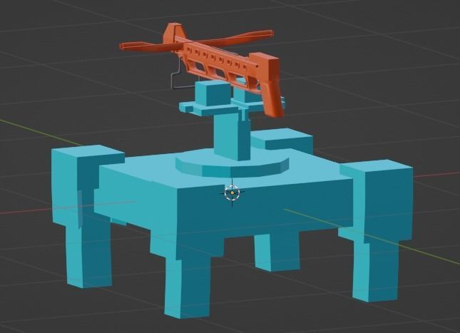 3DArbalet  Free low-poly 3D model_1