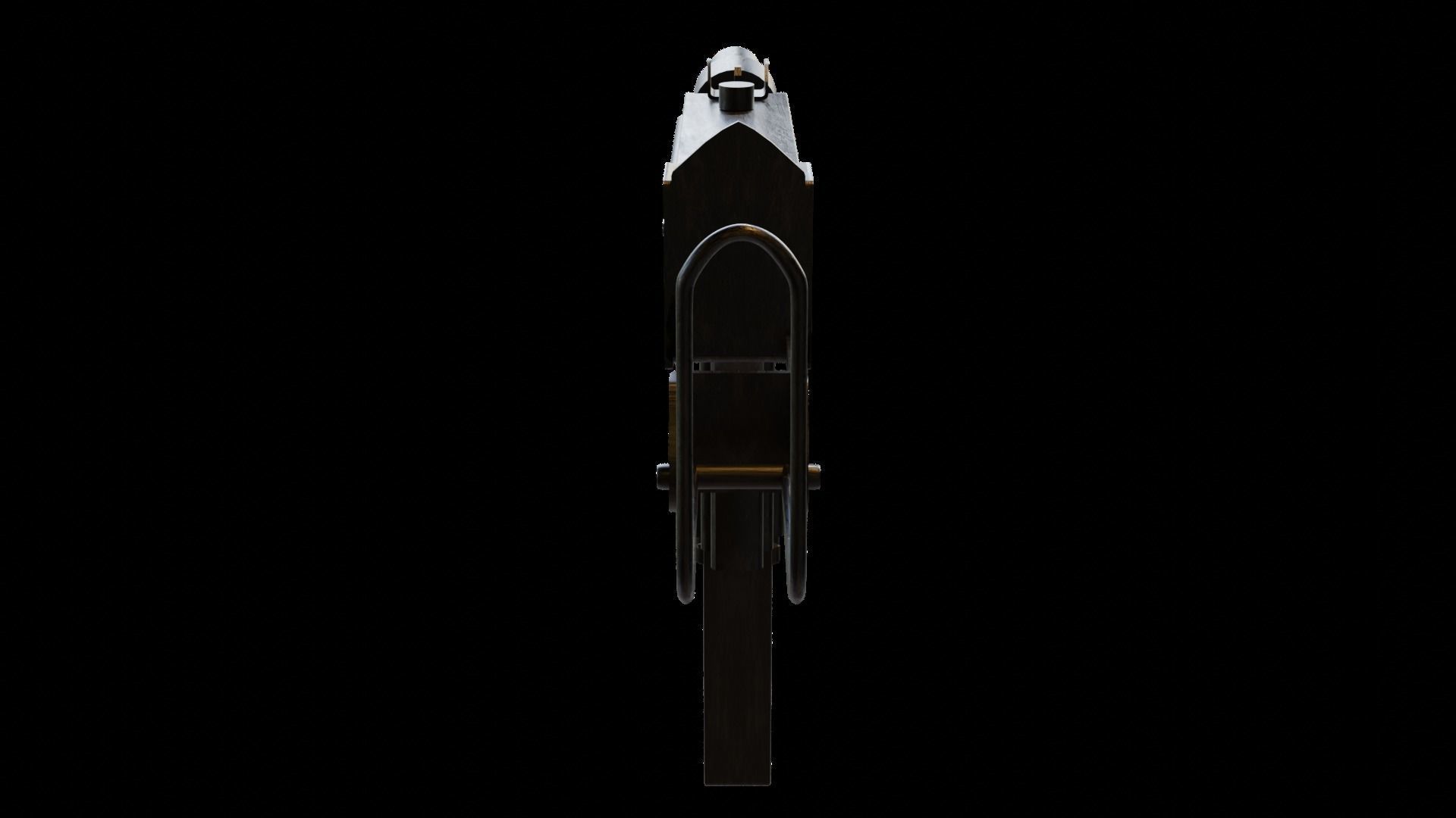 Mac 10 Smg Rifle Assault Gun Weapon Gun Rifle 3D Model Low-poly 3D model_10