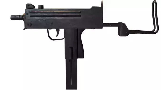 Mac 10 Smg Rifle Assault Gun Weapon Gun Rifle 3D Model