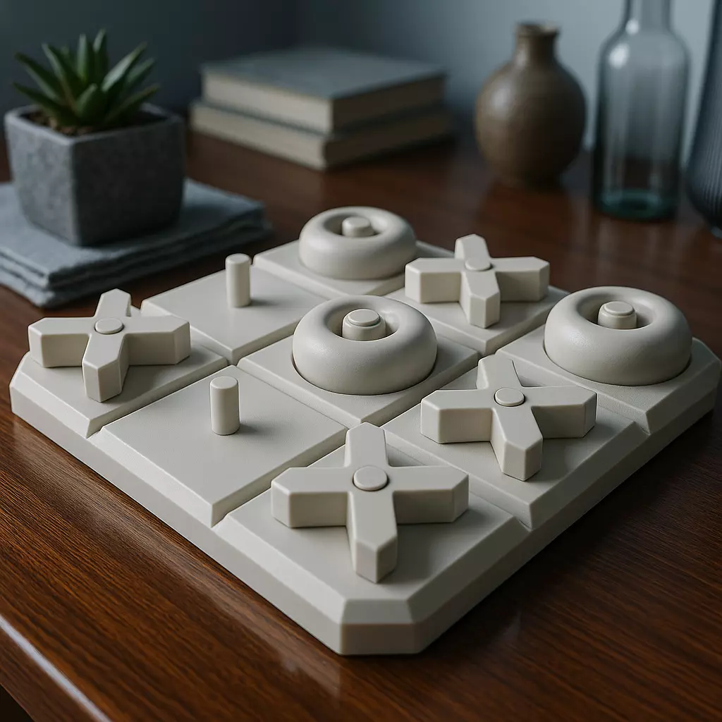 TIC TAC TOE POCKET EDITION v02 PLAY ANYTIME ANYWHERE 3D print model_0