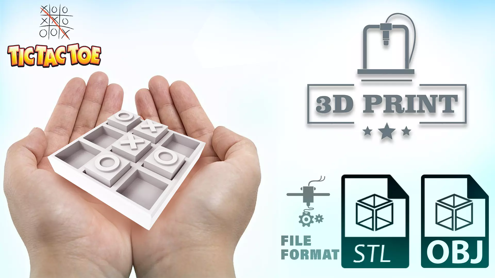 TIC TAC TOE POCKET EDITION v03 PLAY ANYTIME ANYWHERE 3D print model