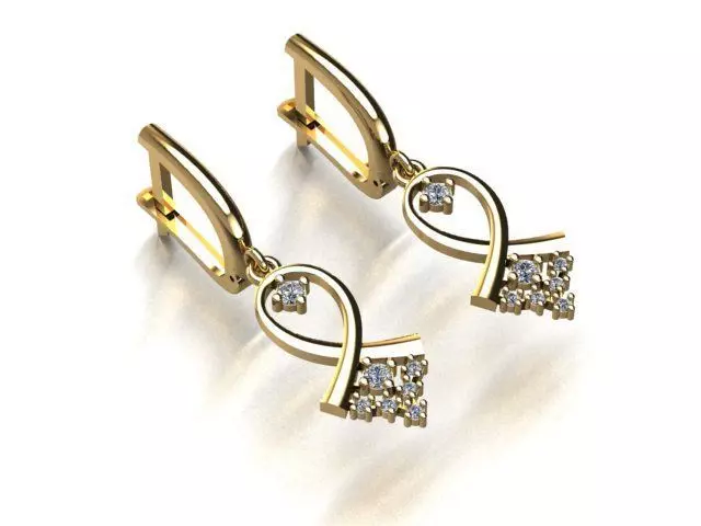 earrings 3D print model