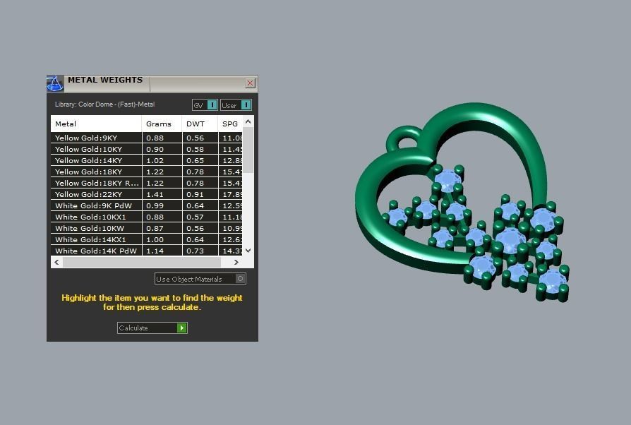 earrings 3D print model_4