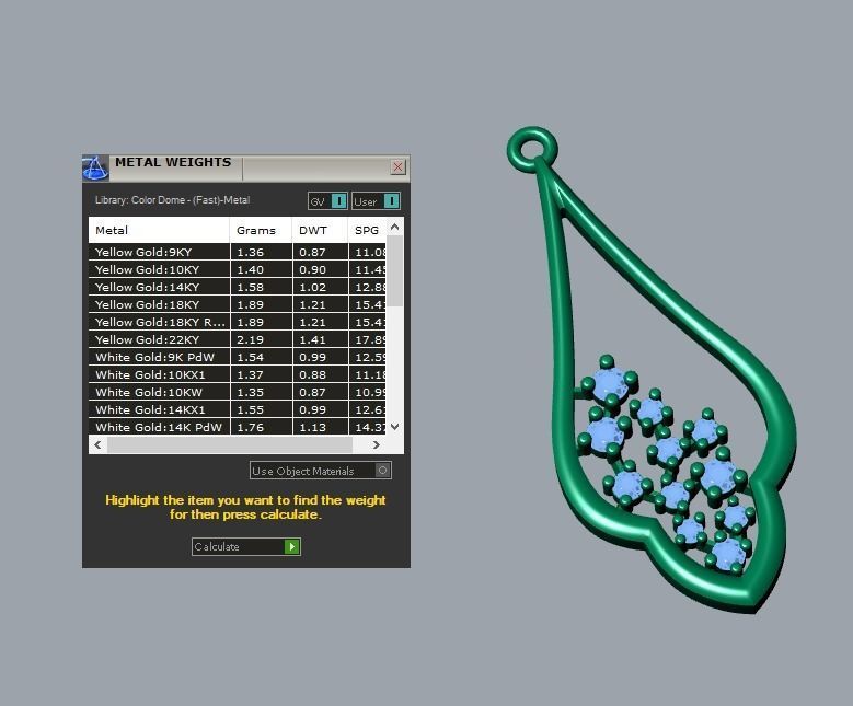 earrings 3D print model_5