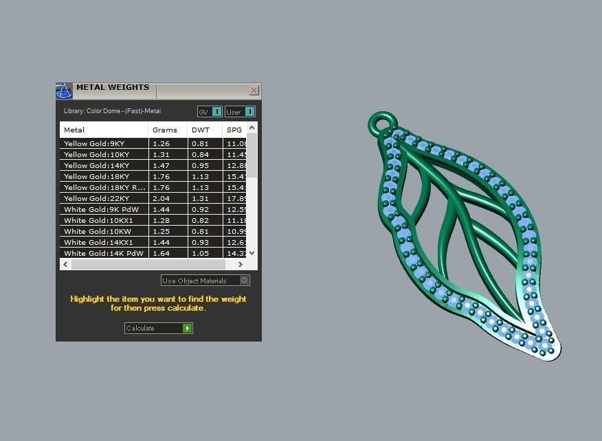 earrings 3D print model_4