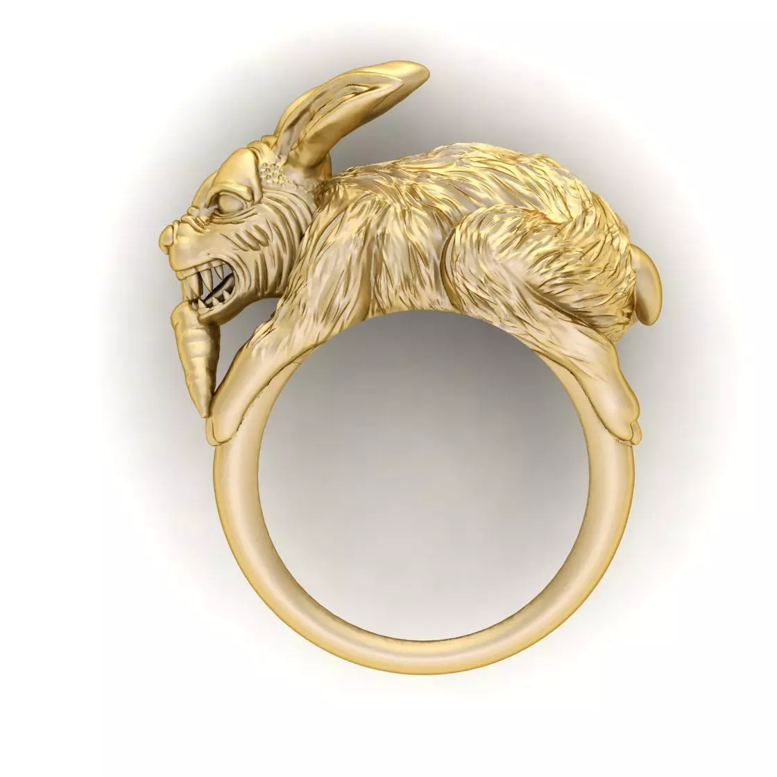 ANGRY FACE RABBIT 3D print model