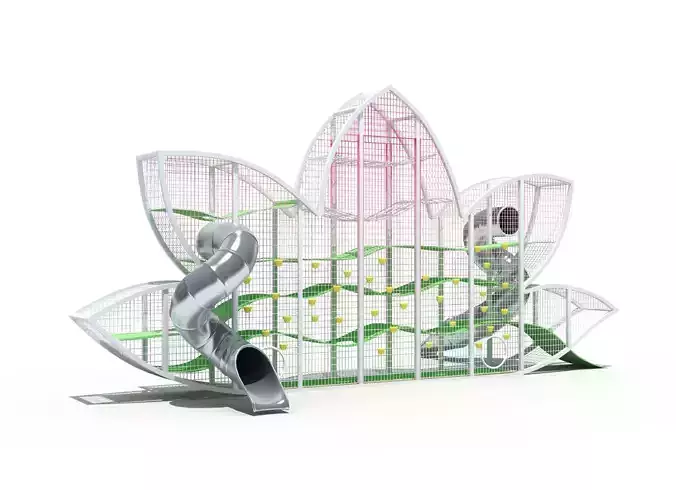 Lotus climbing maze 3D model
