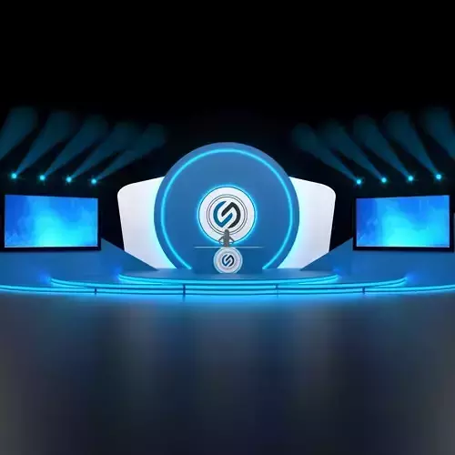 Stage design 3D model