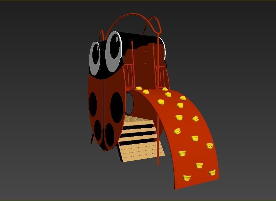 Ladybug Paradise 3D model_7