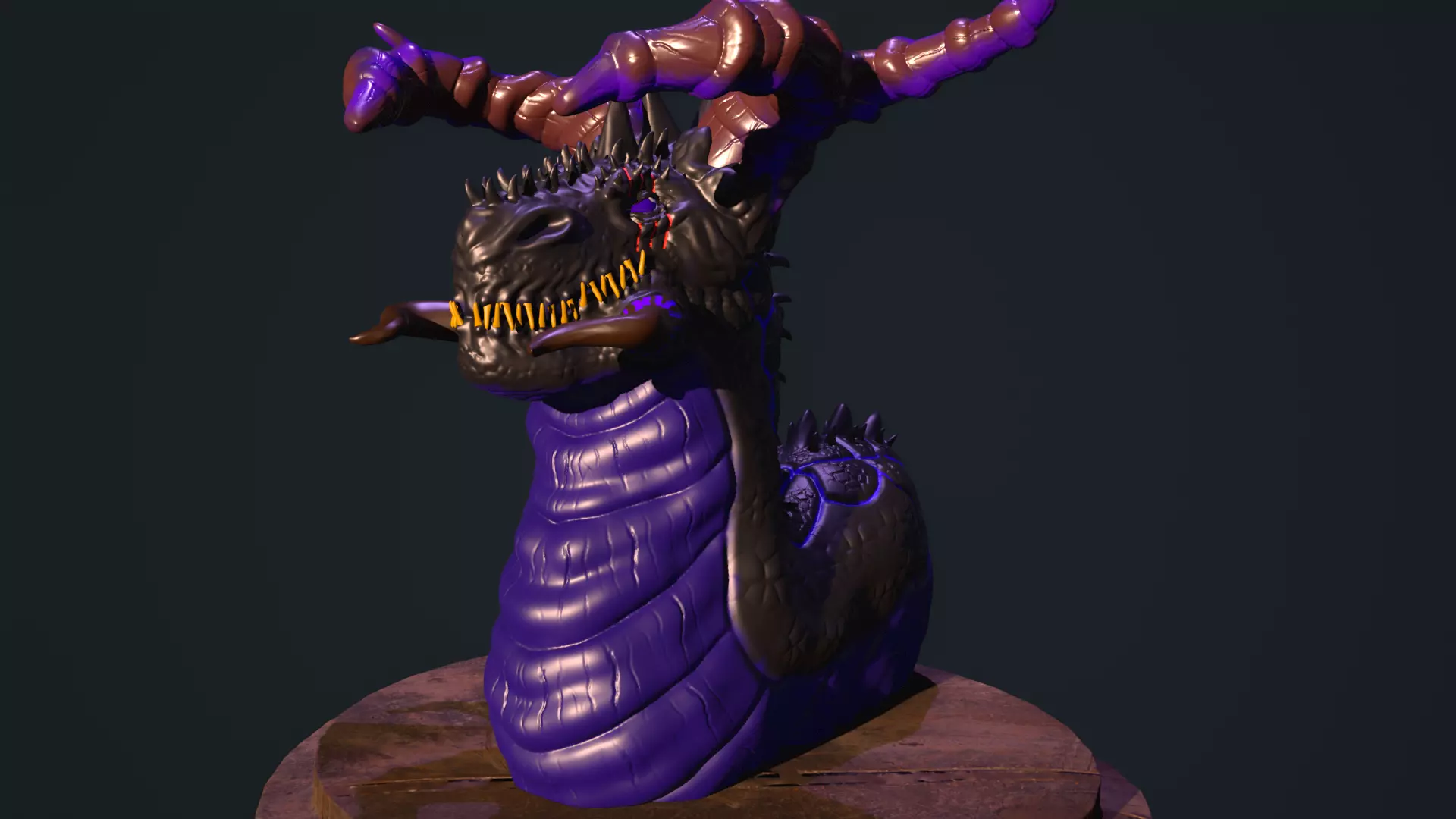 Black Dragon 3D print model_0