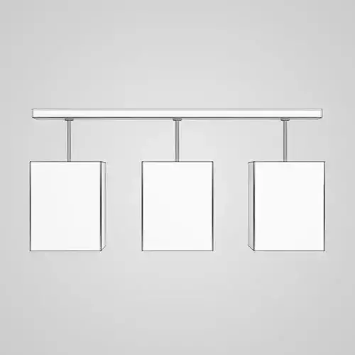 Triple Wooden Ceiling Lamp 13