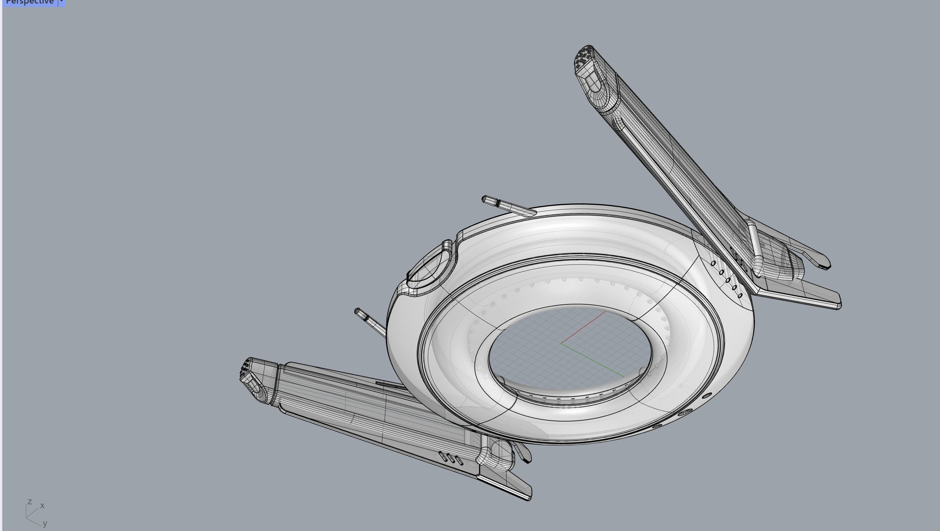 Spaceship 3d print concept model 3D print model_5