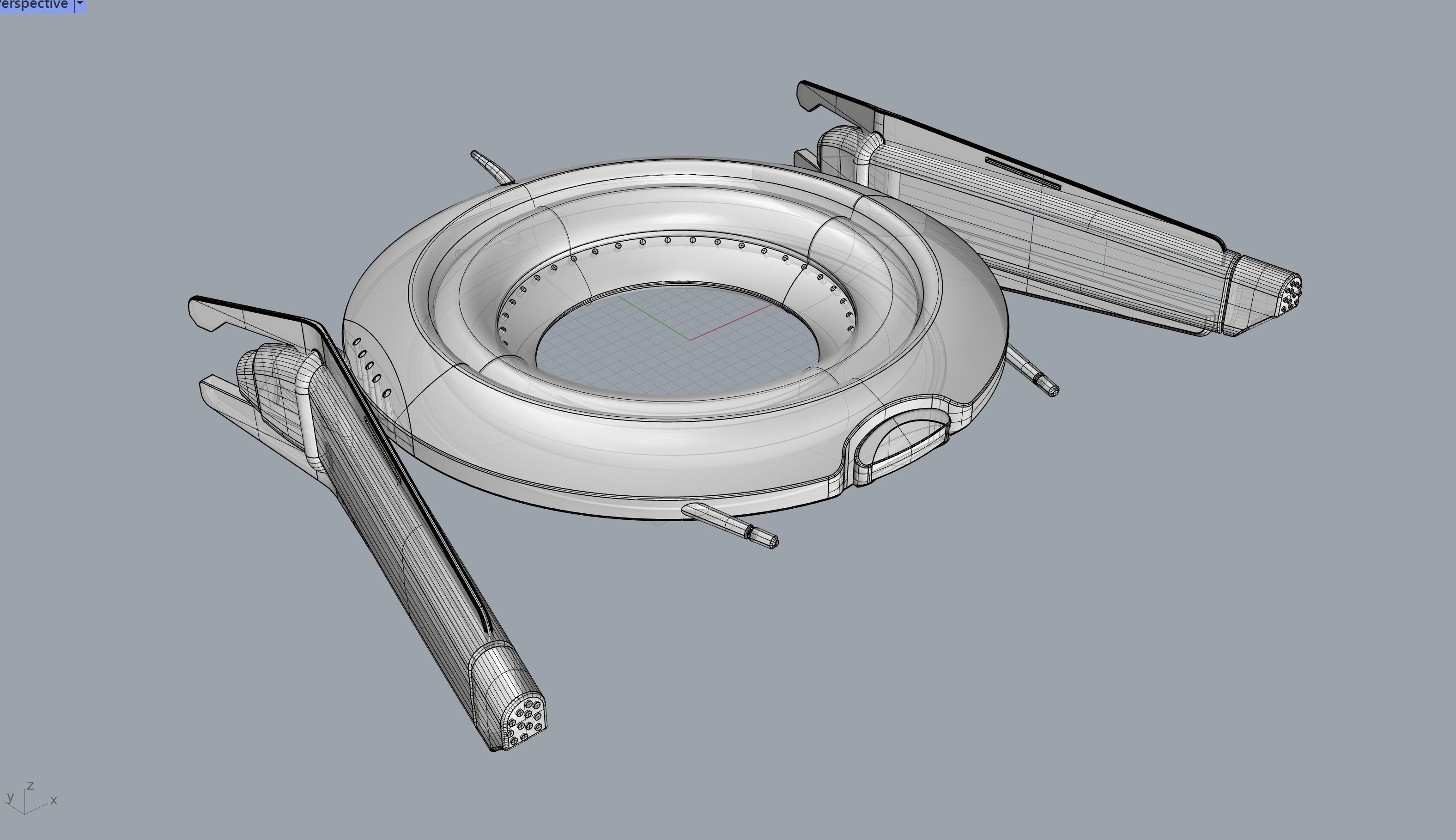 Spaceship 3d print concept model 3D print model_3